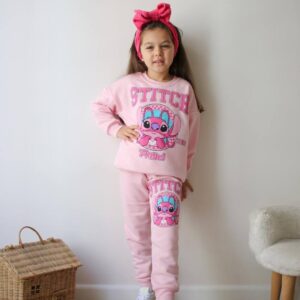 חליפת פוטר לילו וסטיץ' צבע ורוד