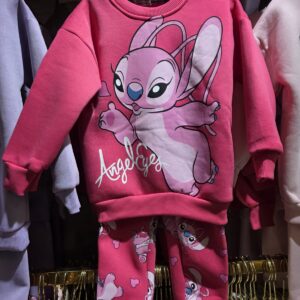 חליפת פוטר לילו וסטיץ' בצבע ורוד פוקסיה